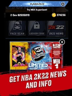 MyNBA 2K22扫脸app图1