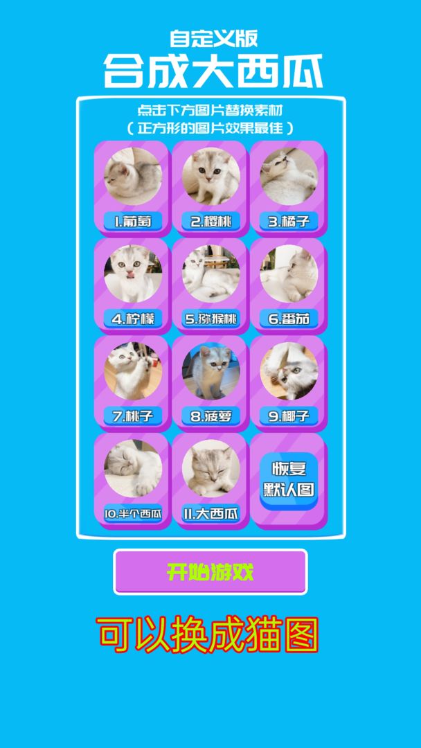 自定义合成大西瓜2.1最新版图3