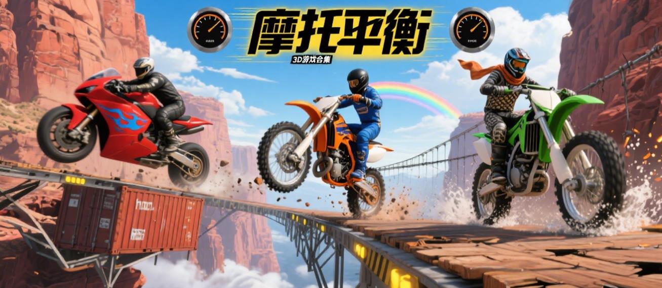 摩托平衡3d游戏合集
