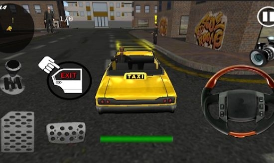 城市出租车自行车驾驶3D游戏图2