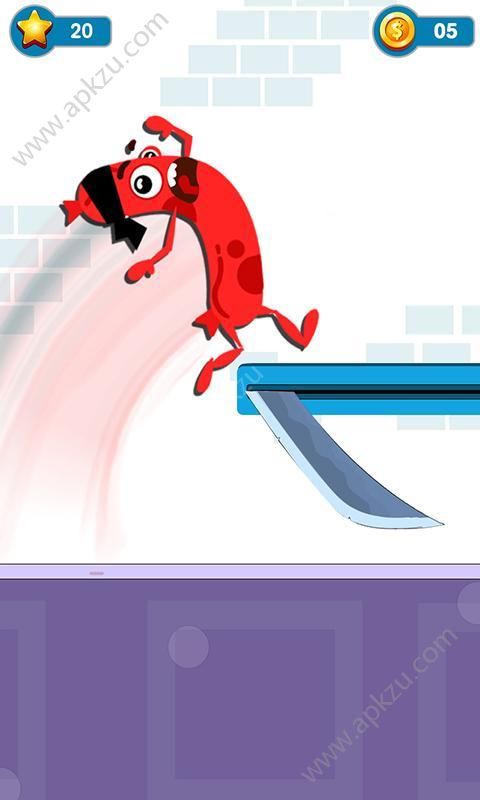 尖叫香肠跑游戏金币安卓版（Scream Sausage Run）  v1.0图4