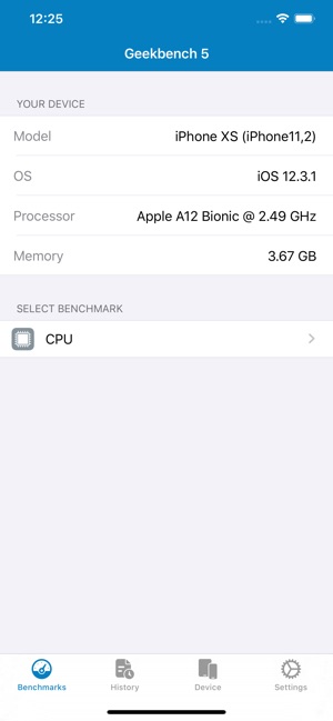 跑分神器GeekBench 5app安卓最新版下载  v1.0图1