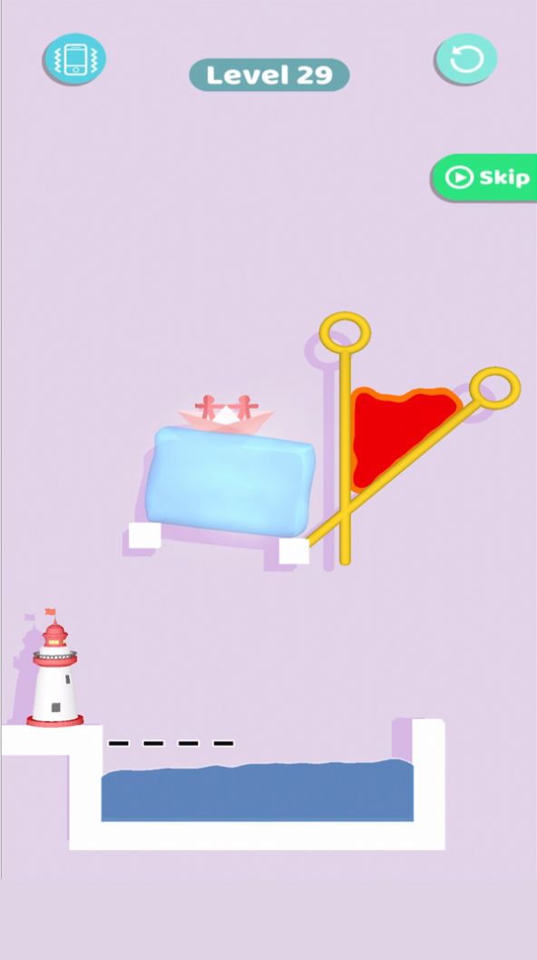 卡住的船划船游戏手机版  v1.0图1