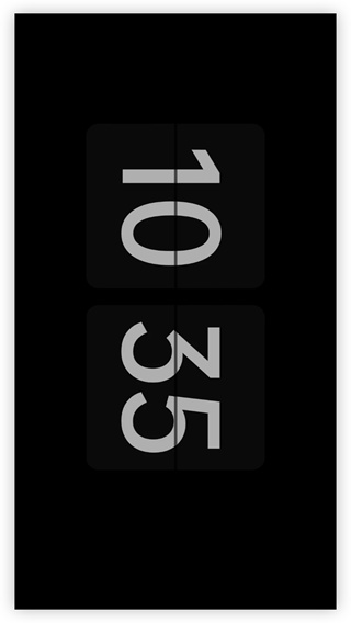 全屏翻页时钟图3