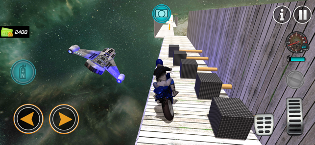 银河自行车坡道特技游戏中文汉化安卓版  v1.0图5