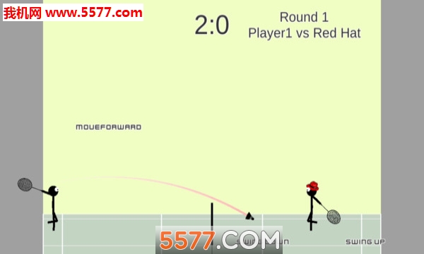 火柴人打羽毛球联赛游戏图1