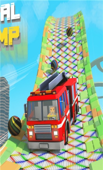 方块坡道飞车游戏官方手机版  v0.8图1