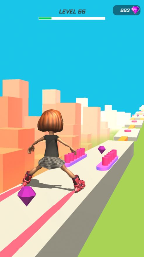 Sky Rollerskate Surfing游戏图2