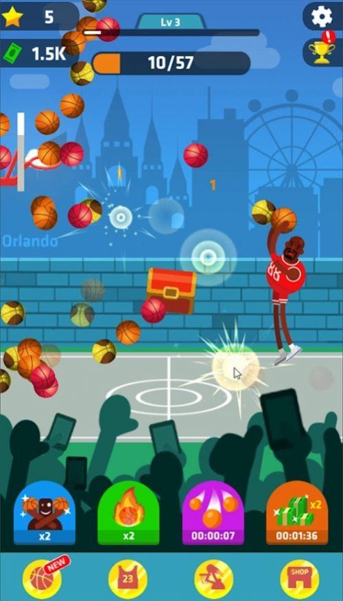 空闲扣篮大师赛中文版游戏  v1.4.1图4