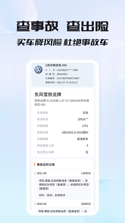 闪电车辆信息查询图1
