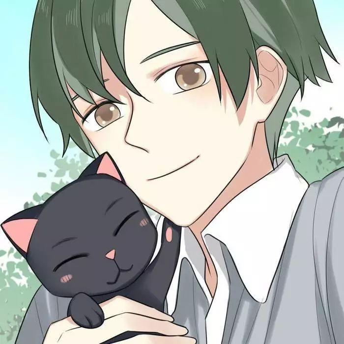 垃圾桶上的黑猫gif图图3