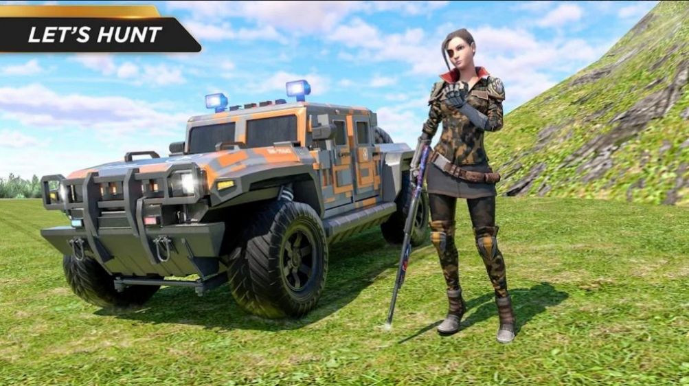 4x4狩猎动物模拟器游戏安卓官方版（4x4 Hunting Animal Simulator）  v1图1