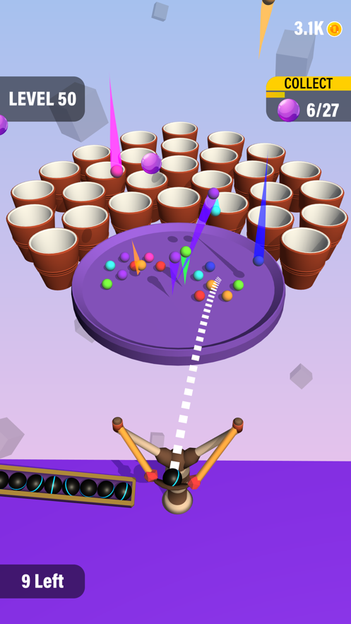 弹珠投掷3D游戏安卓版（Marble Toss 3D）  v1.0图1