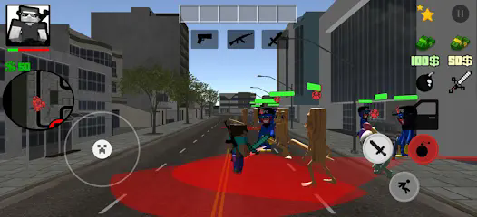 木棍人大战工匠图1