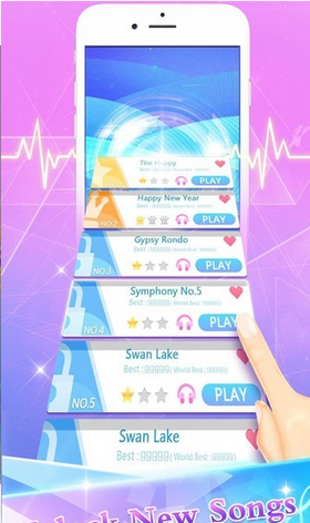 钢琴节奏大师音符雨游戏图2