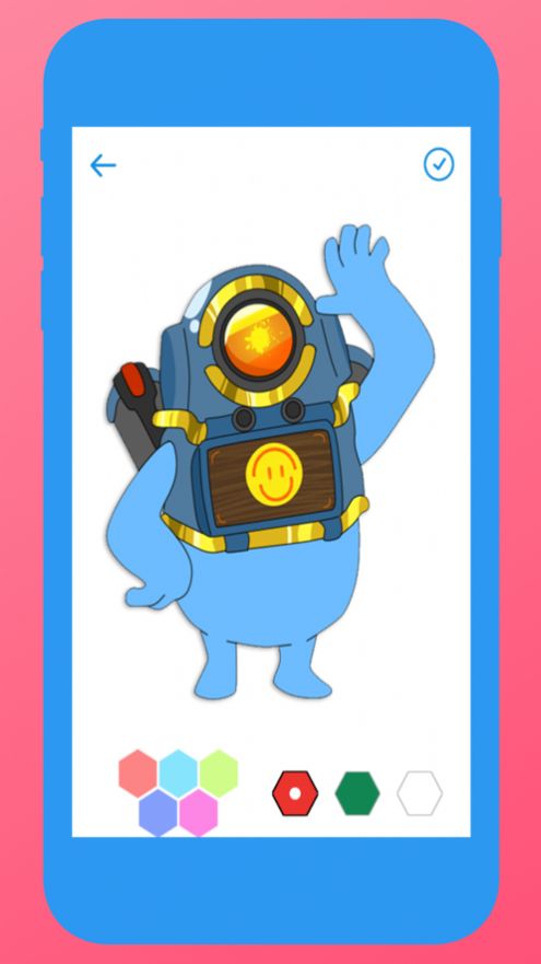 给糖豆人着色游戏图3