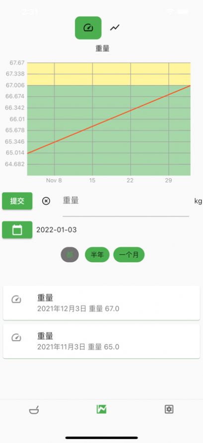 卡路里计数日记工具app软件下载  1.0图1