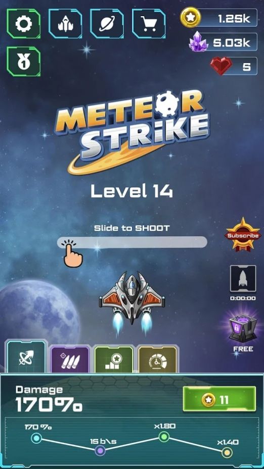 流星打击战争银河射手游戏最新版  v0.3.2图3