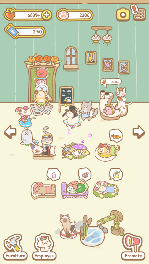 猫猫水疗馆金币安卓版  v2.8.2图3