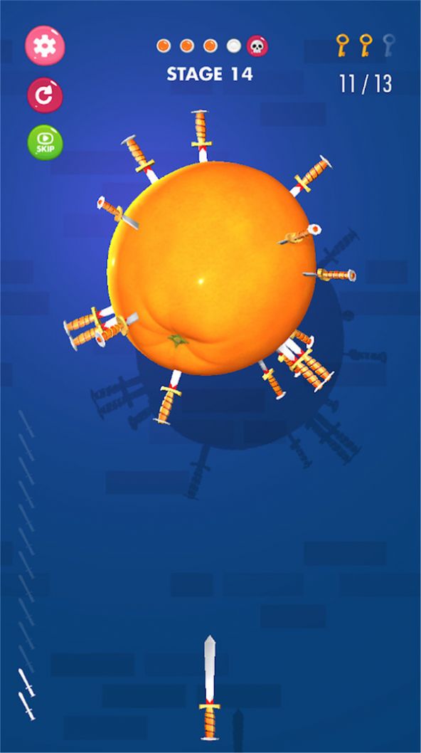 飞刀挑战3D游戏安卓最新版 v1.0图1