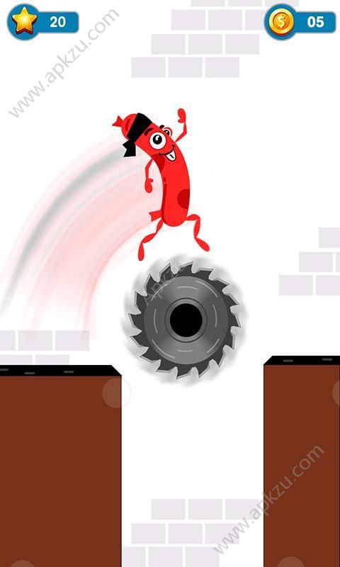 尖叫香肠跑游戏金币安卓版（Scream Sausage Run）  v1.0图2