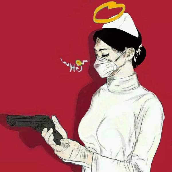 抖音最火的口罩情侣头像图11