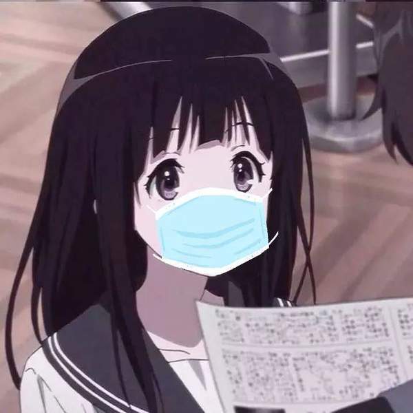 抖音最火的口罩情侣头像图4