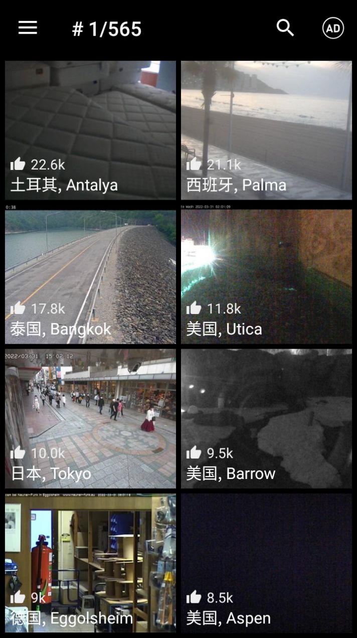 live camera全球高清实况摄像头中文版软件下载  v4.2图1