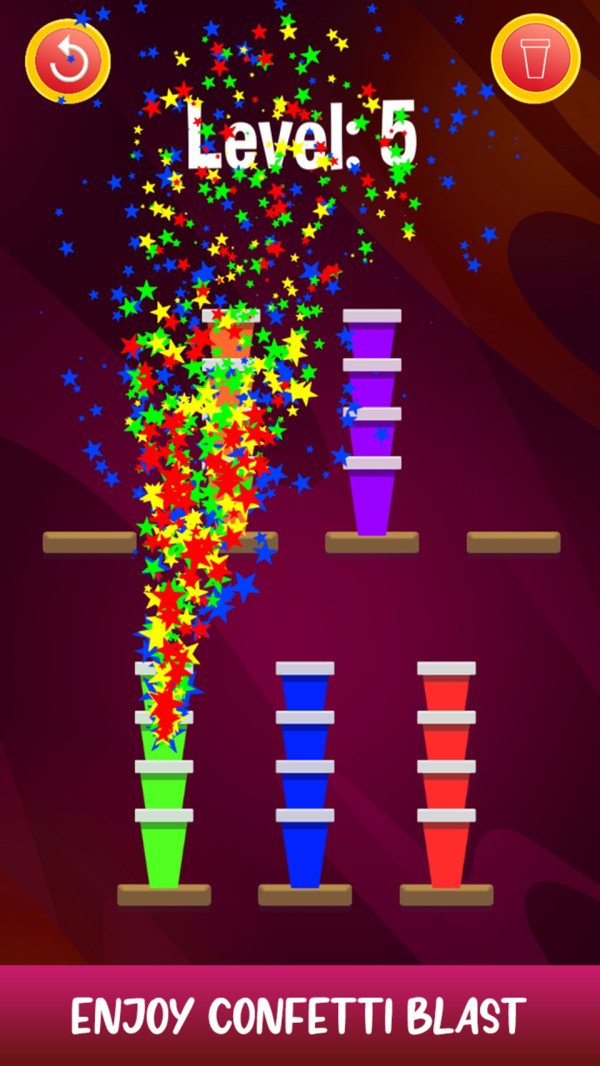 纸杯排序拼图手机版图1