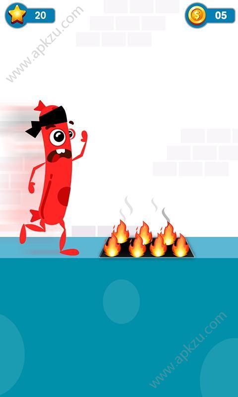 尖叫香肠跑游戏金币安卓版（Scream Sausage Run）  v1.0图3