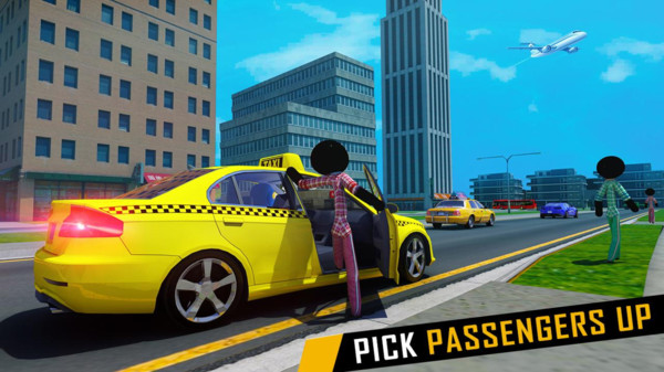 火柴人出租车汽车安卓中文版  v1.1图4