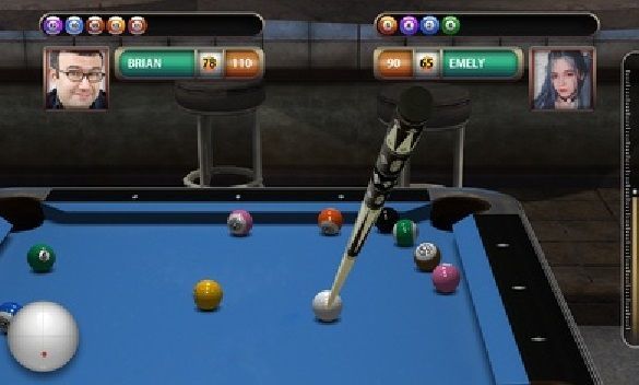 疯狂桌球大师金币能量完整中文安卓版  v1.0.2图2