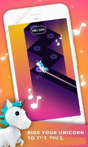 奔跑吧独角兽金币中文安卓版（Tap Tap Beat）  com.mwm.taptapmusic图2