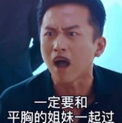 快到平安夜了一定要和平胸的姐妹一起过表情包图1