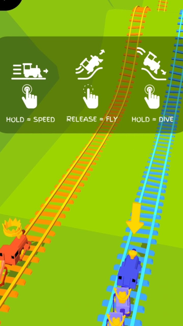 人类火车冲鸭游戏图1