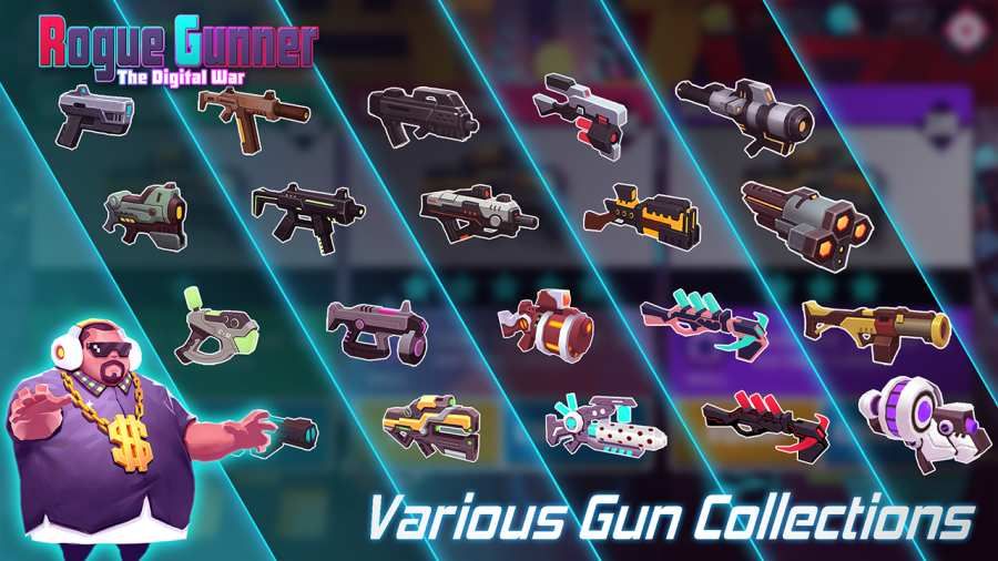 侠盗炮手像素射击游戏下载（Rogue Gunner）图片1