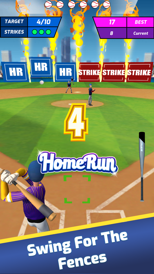 棒球扣球游戏中文版  v1.0图4