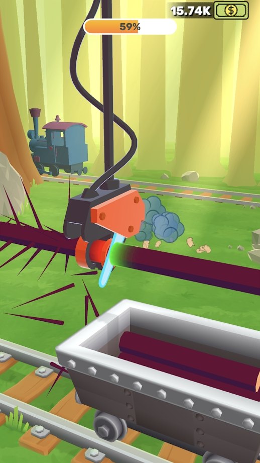 木材切割机游戏图1
