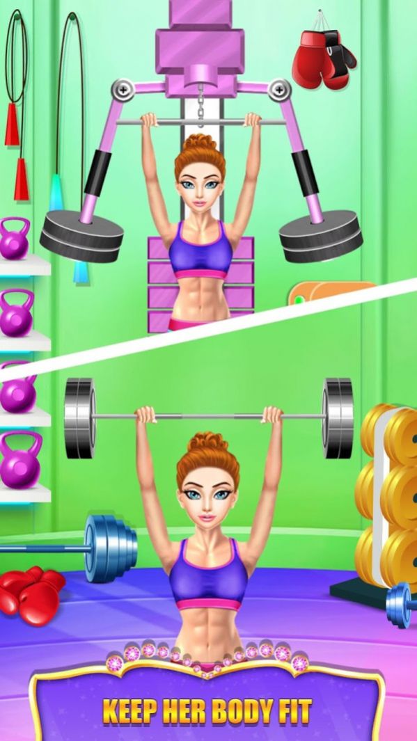 沙龙模特化妆游戏图2