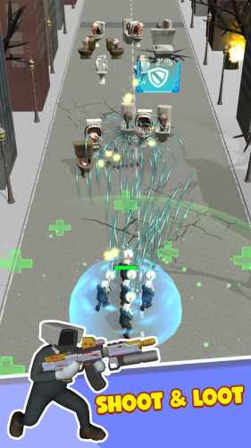 厕所怪物奔跑射手图1