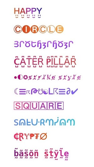 可爱字符网名表情软件图2