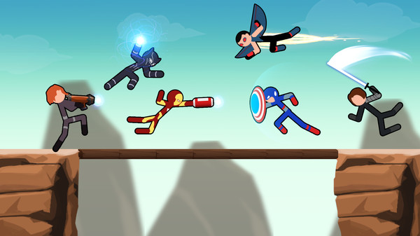 火柴人超级英雄格斗安卓最新版  v1.0图1