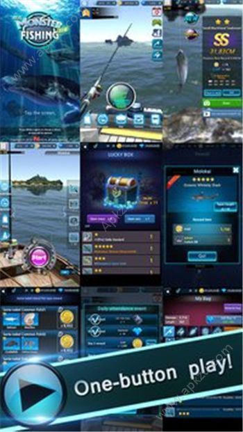 怪物钓鱼2018钻石金币版下载  v0.0.55图1