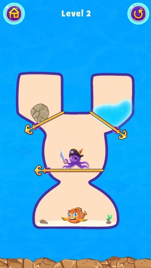 拯救鱼拉针游戏图2