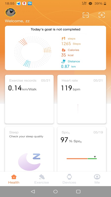 OyeFit计步健身app手机版下载  v1.1.2图3