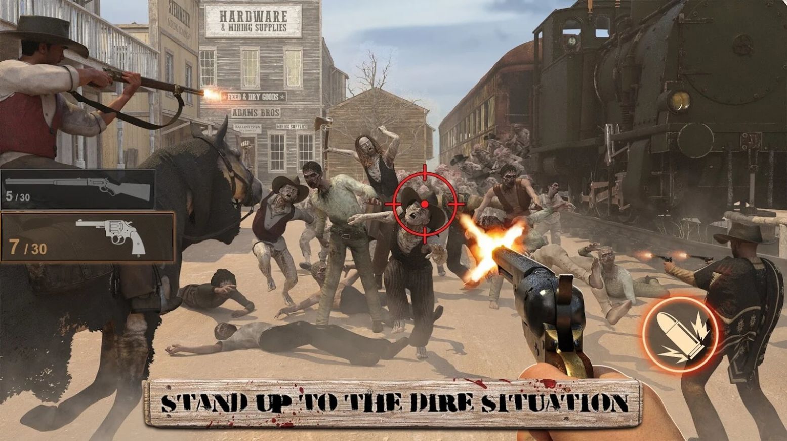 狂野西部僵尸梦魇手游图3