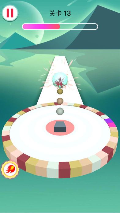 滚球来了游戏碰撞跑安卓版图片2