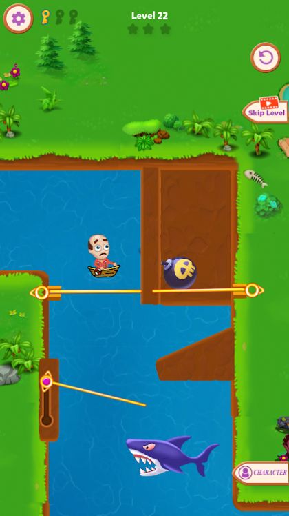 拯救爸爸拉大头针游戏图1