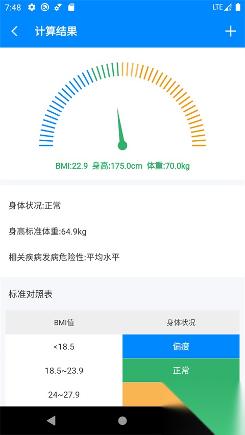 BMI指数计算器图2