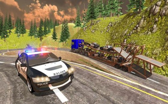 警用运货汽车运输机金币钻石安卓版  v1.2图1